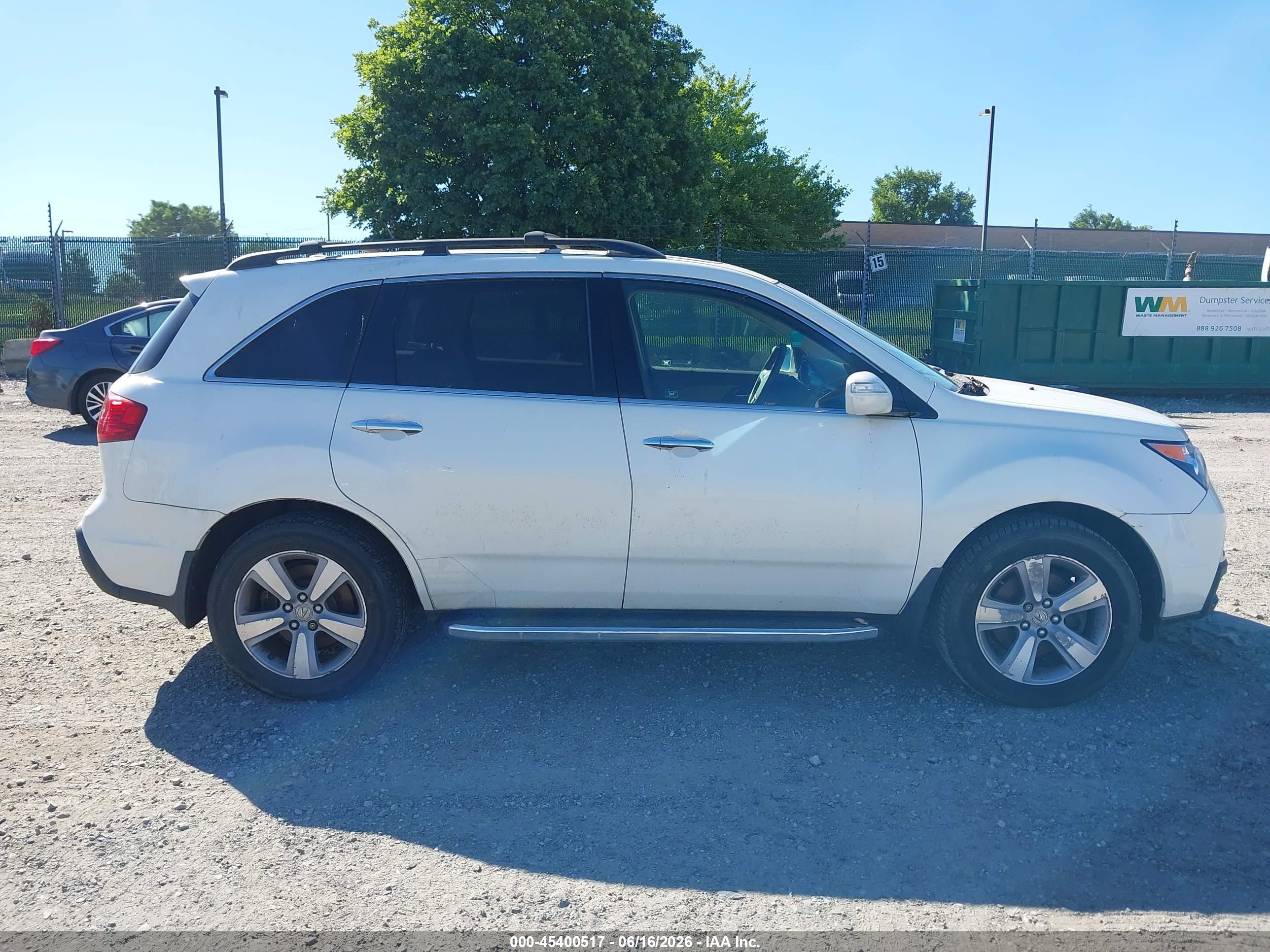 2011 Acura Mdx Technology Package White vin: 2HNYD2H69BH531430