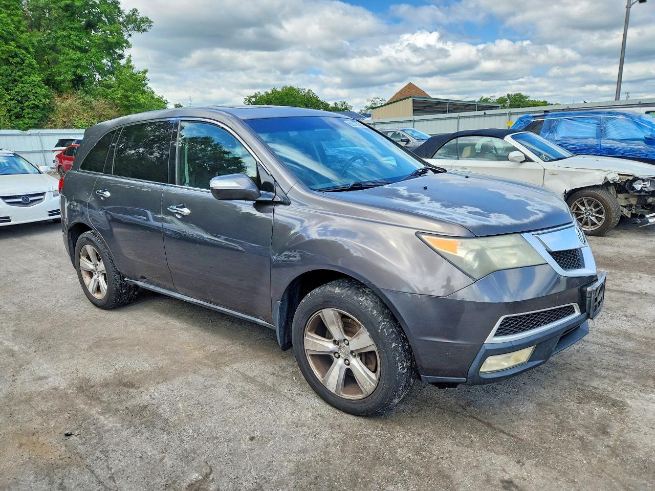 2011 Acura Mdx Technology Gray vin: 2HNYD2H69BH534490