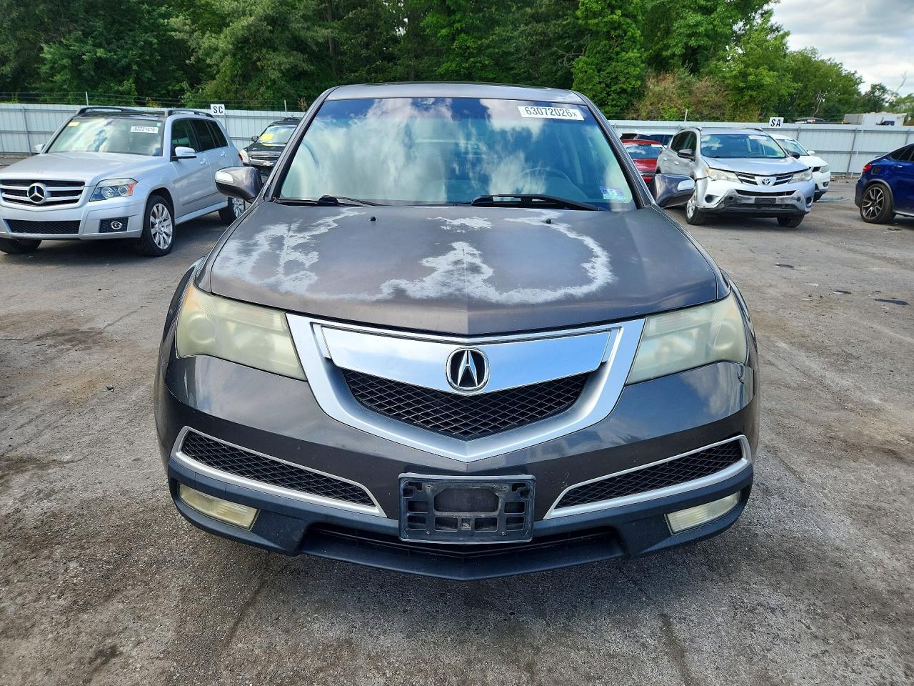 2011 Acura Mdx Technology Gray vin: 2HNYD2H69BH534490