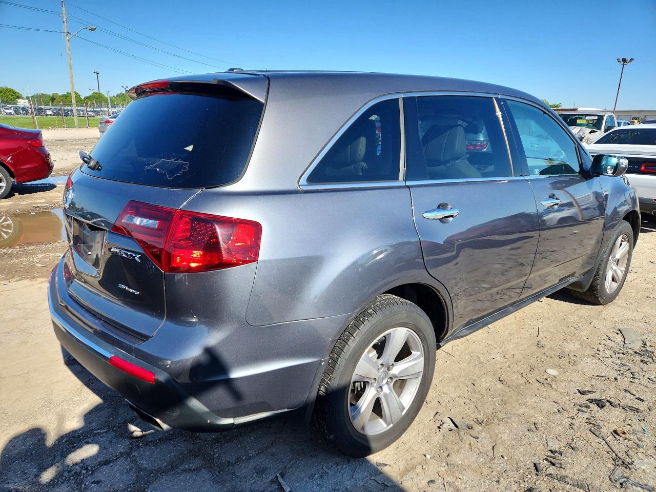 2011 Acura Mdx Technology Gray vin: 2HNYD2H69BH541732