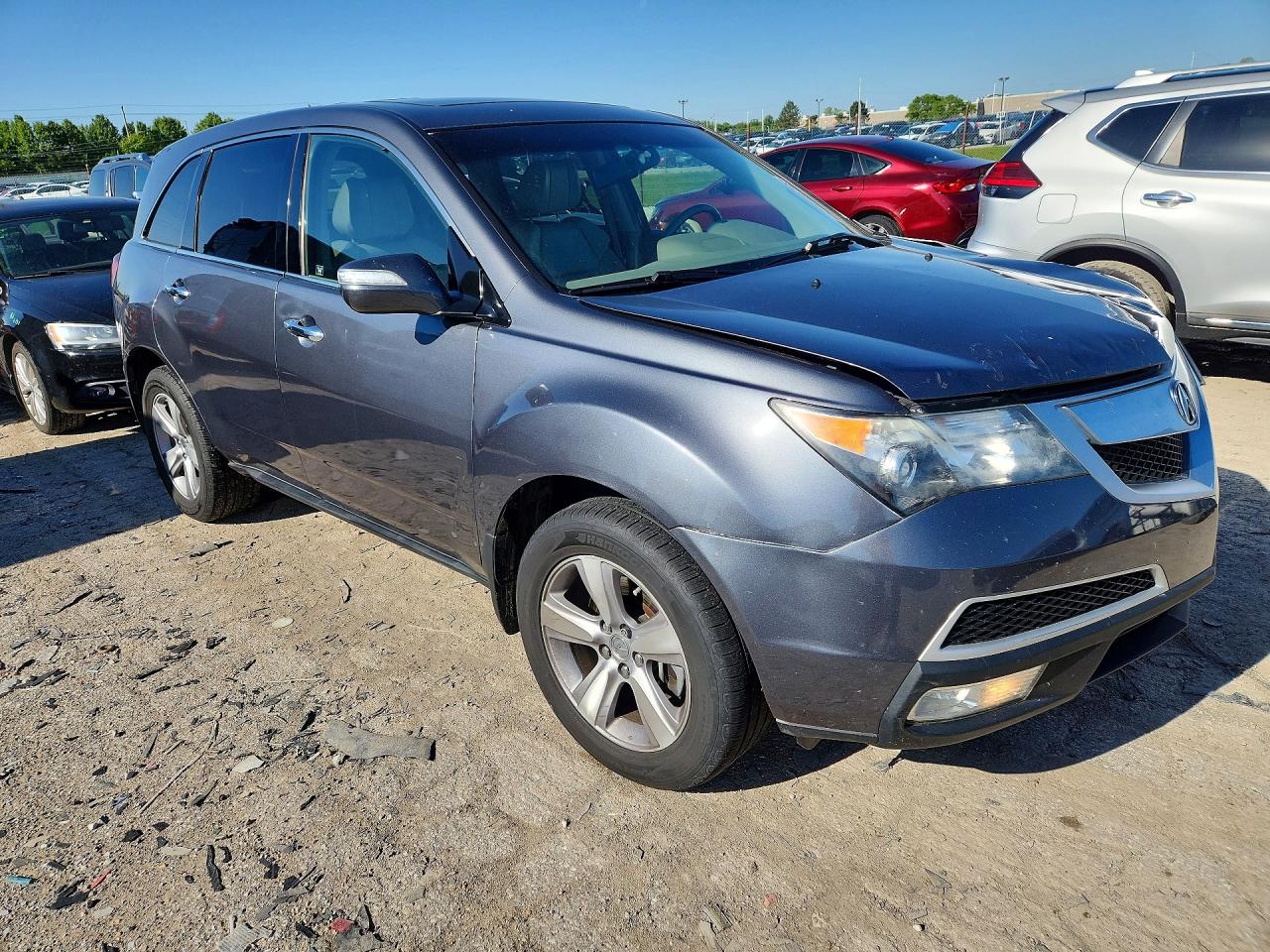 2011 Acura Mdx Technology Gray vin: 2HNYD2H69BH541732