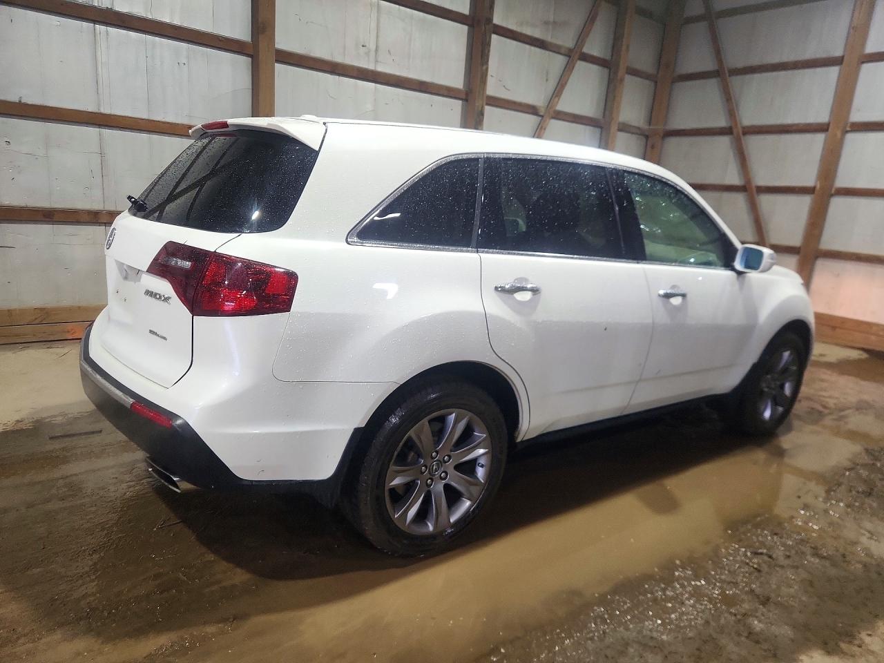 2013 Acura Mdx Advance White vin: 2HNYD2H69DH520477