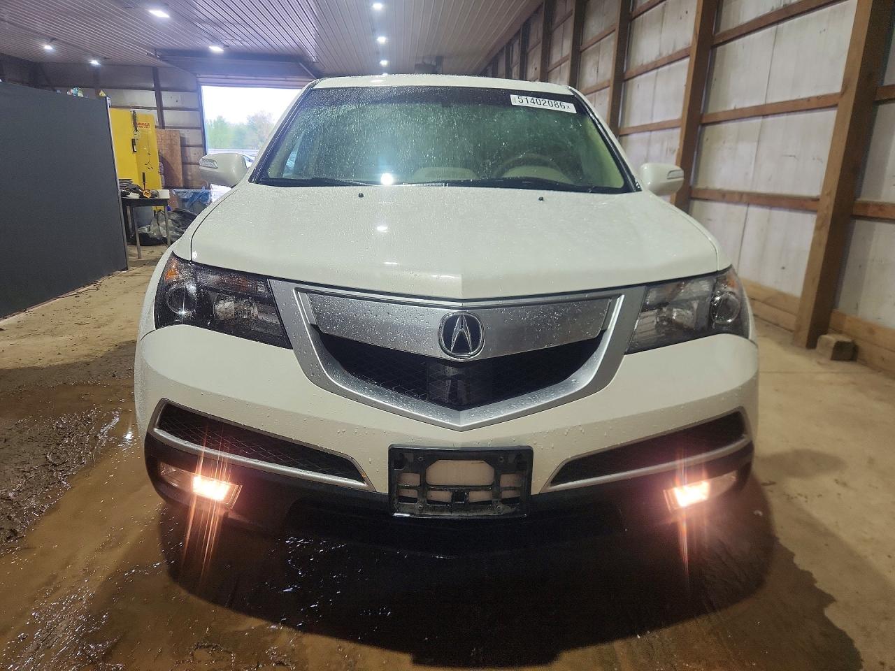 2013 Acura Mdx Advance White vin: 2HNYD2H69DH520477