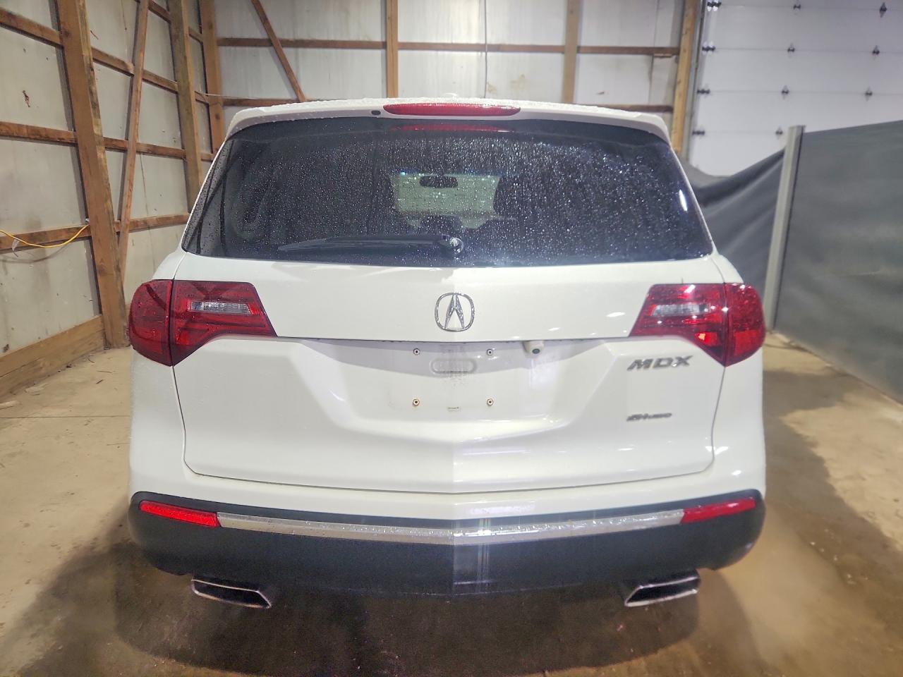 2013 Acura Mdx Advance White vin: 2HNYD2H69DH520477