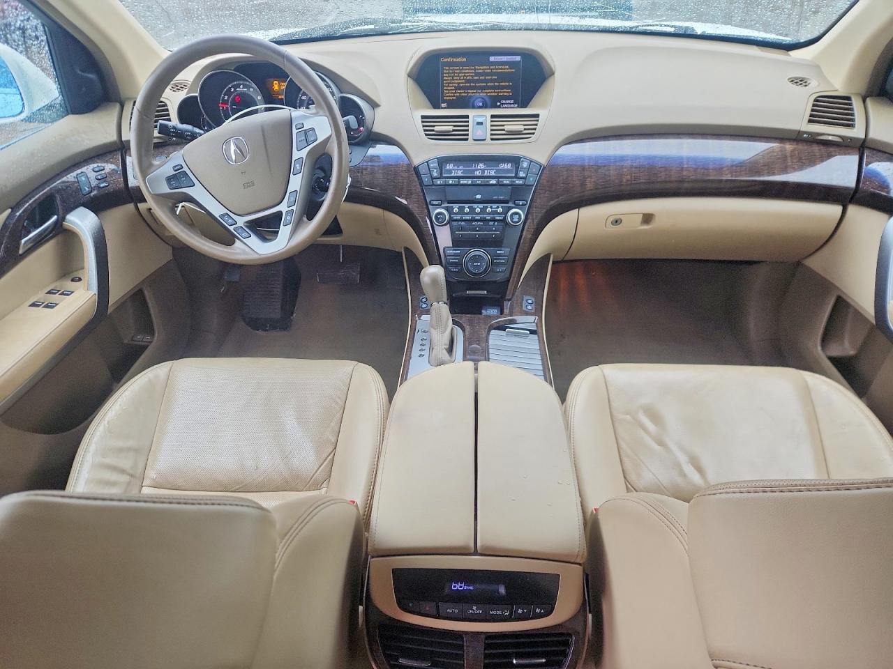 2013 Acura Mdx Advance White vin: 2HNYD2H69DH520477