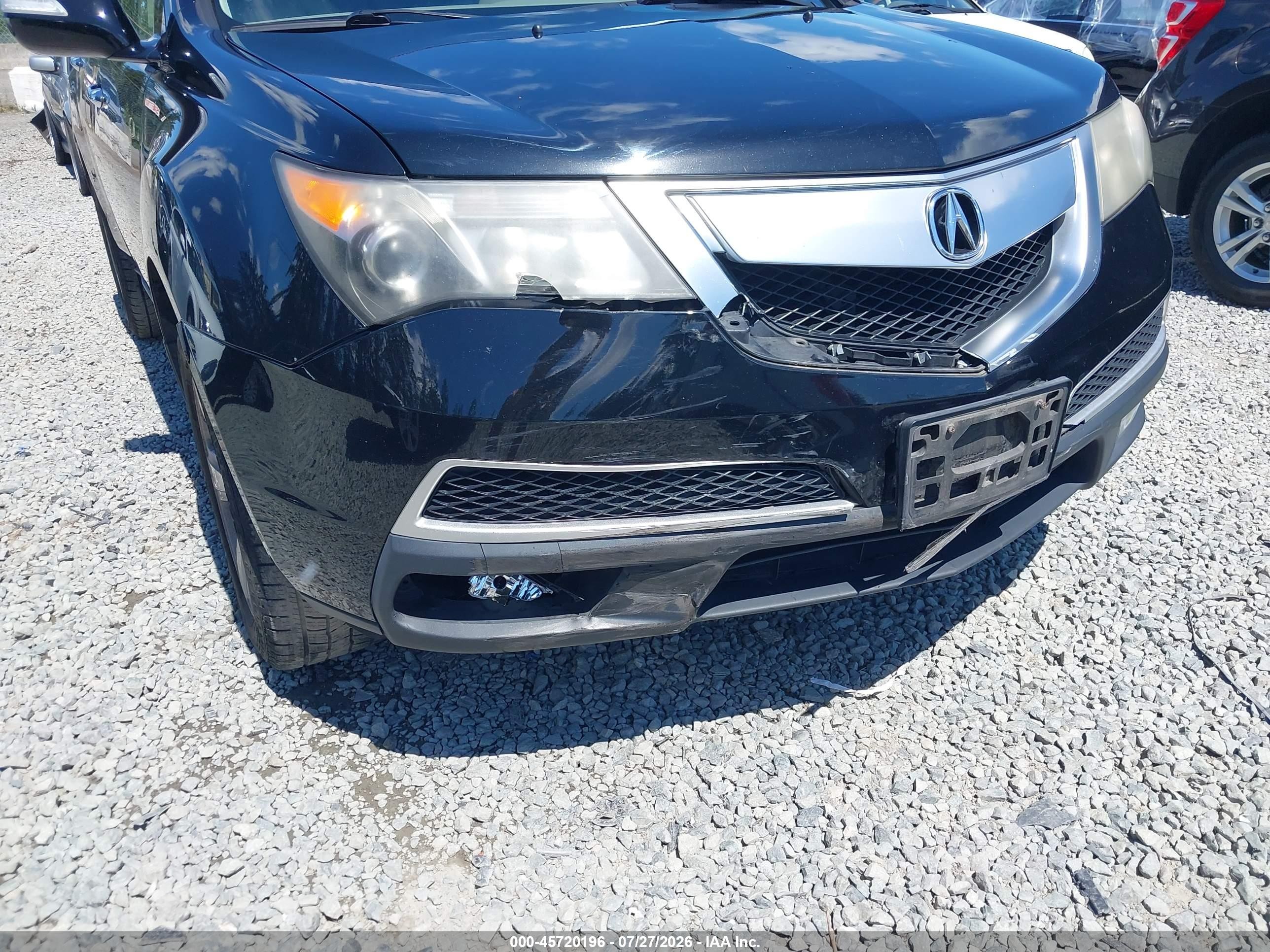 2010 Acura Mdx Technology Package Черный vin: 2HNYD2H6XAH500394