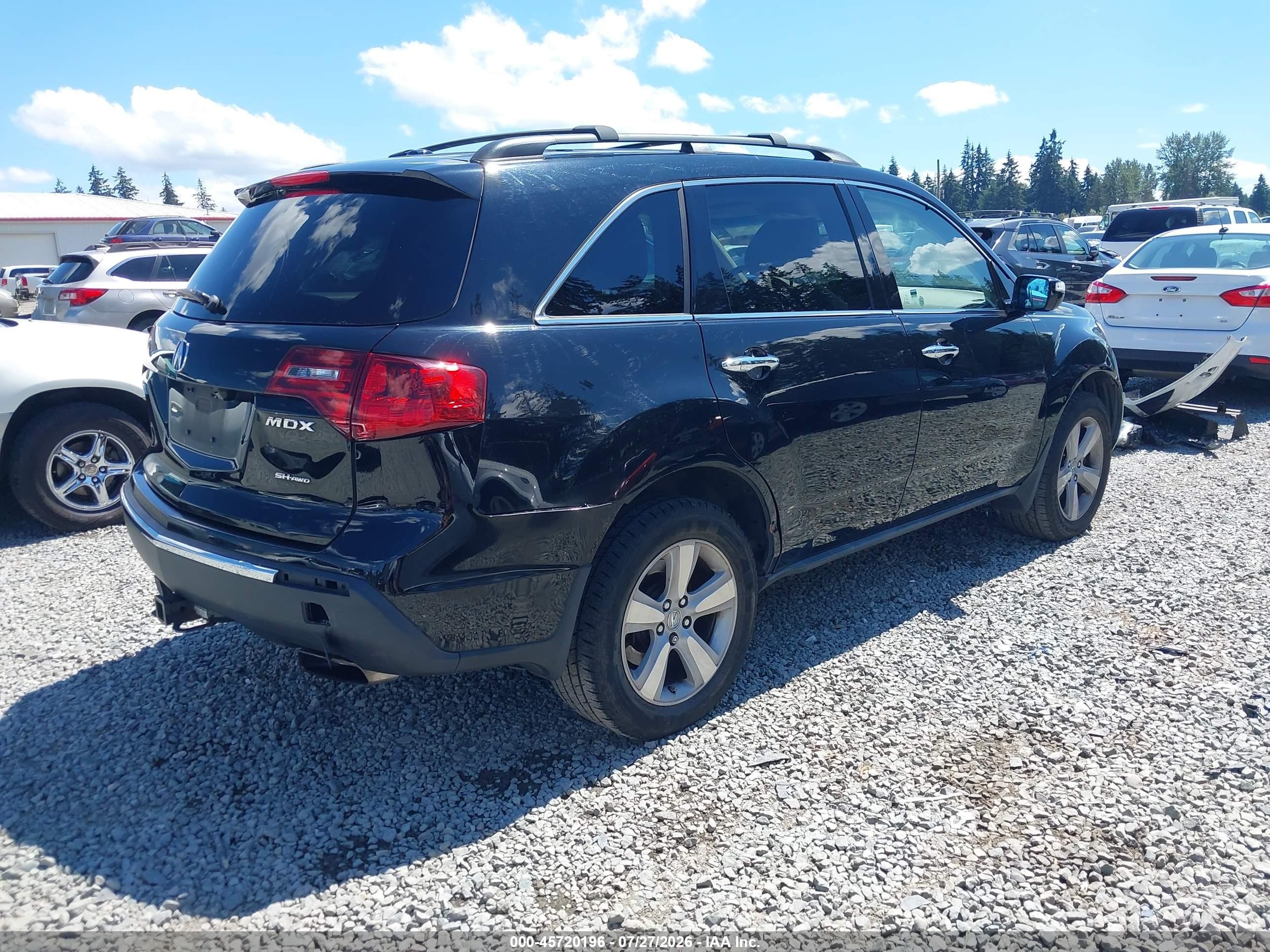 2010 Acura Mdx Technology Package Черный vin: 2HNYD2H6XAH500394