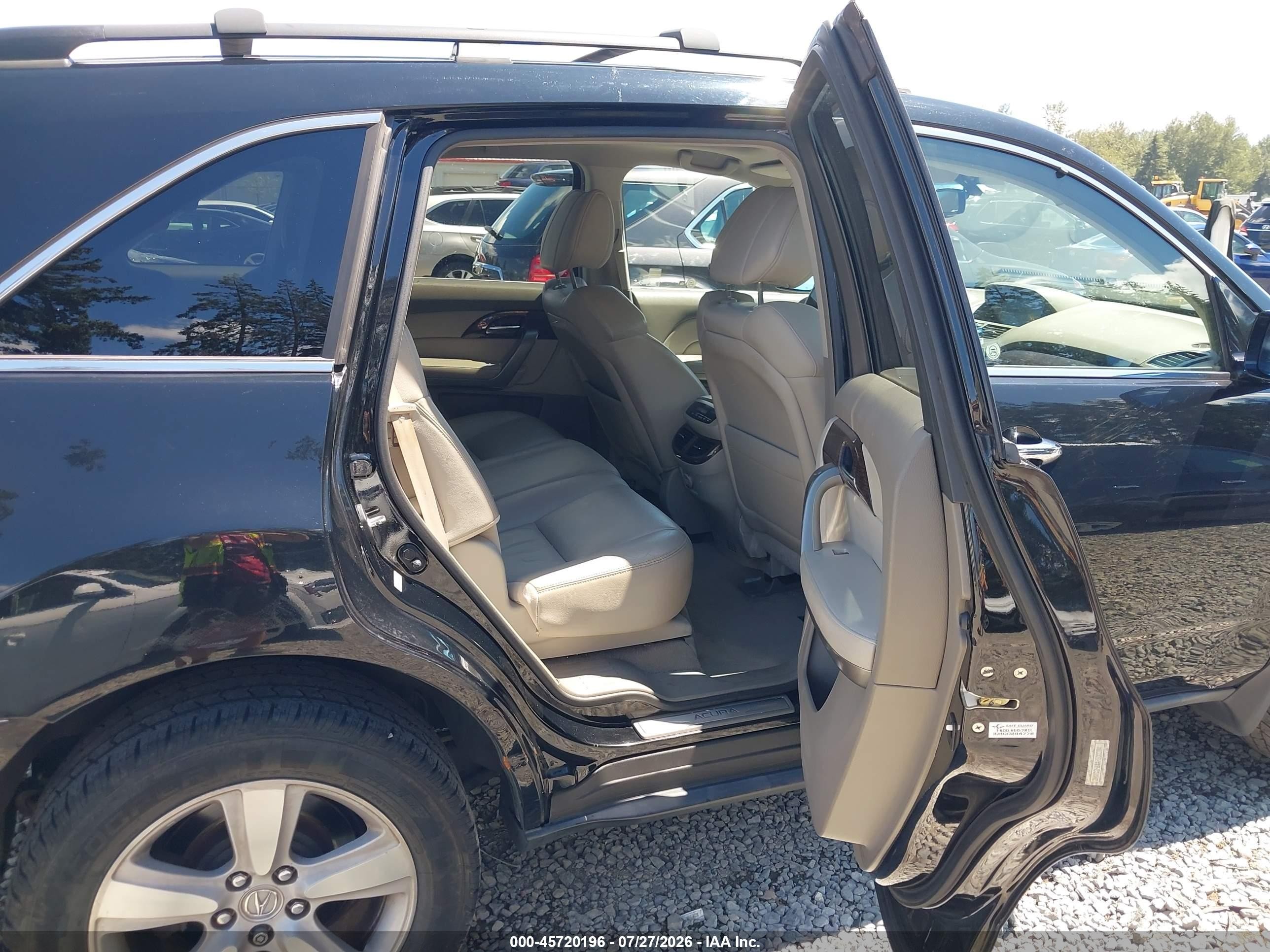2010 Acura Mdx Technology Package Черный vin: 2HNYD2H6XAH500394