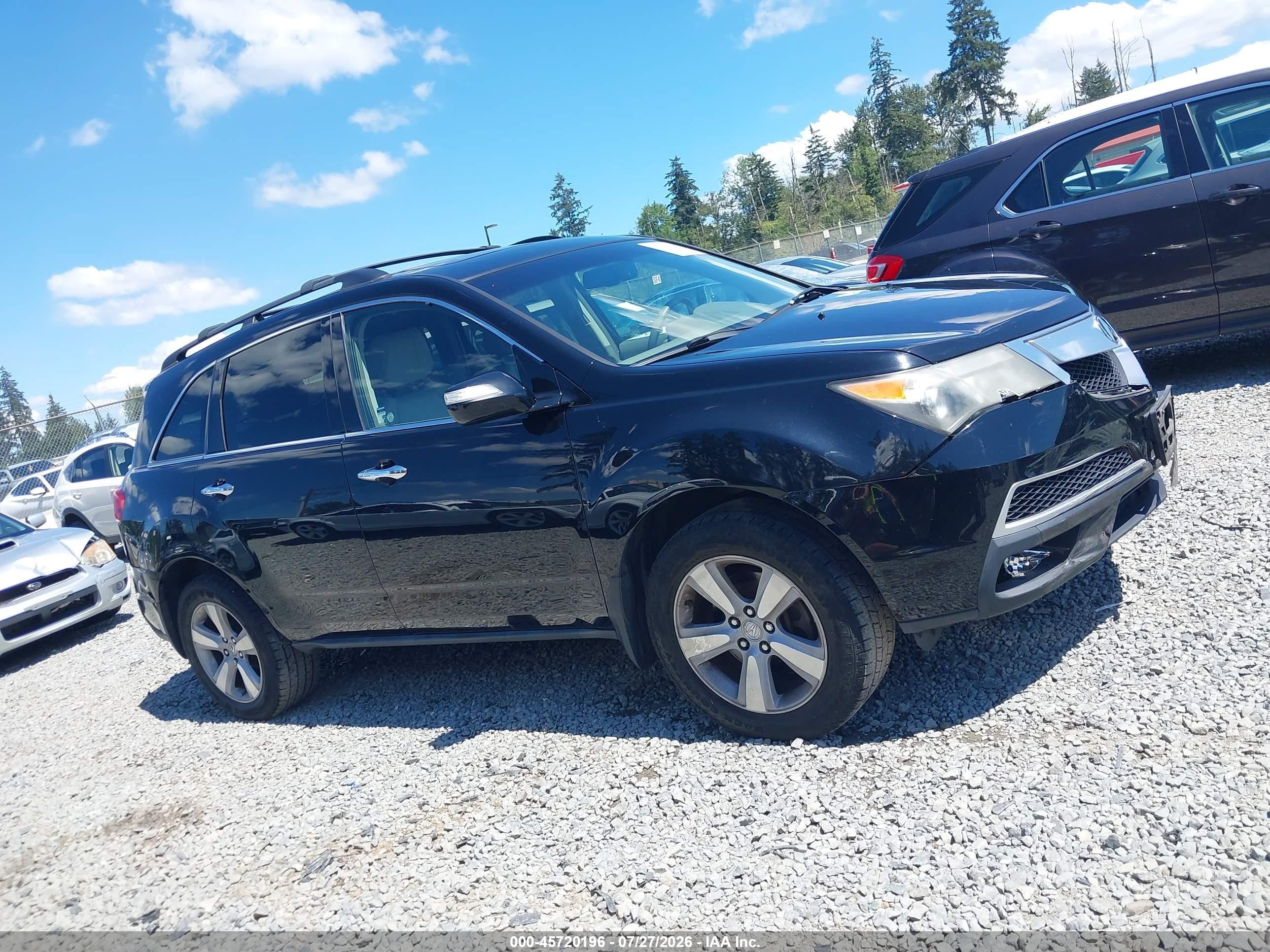 2010 Acura Mdx Technology Package Черный vin: 2HNYD2H6XAH500394
