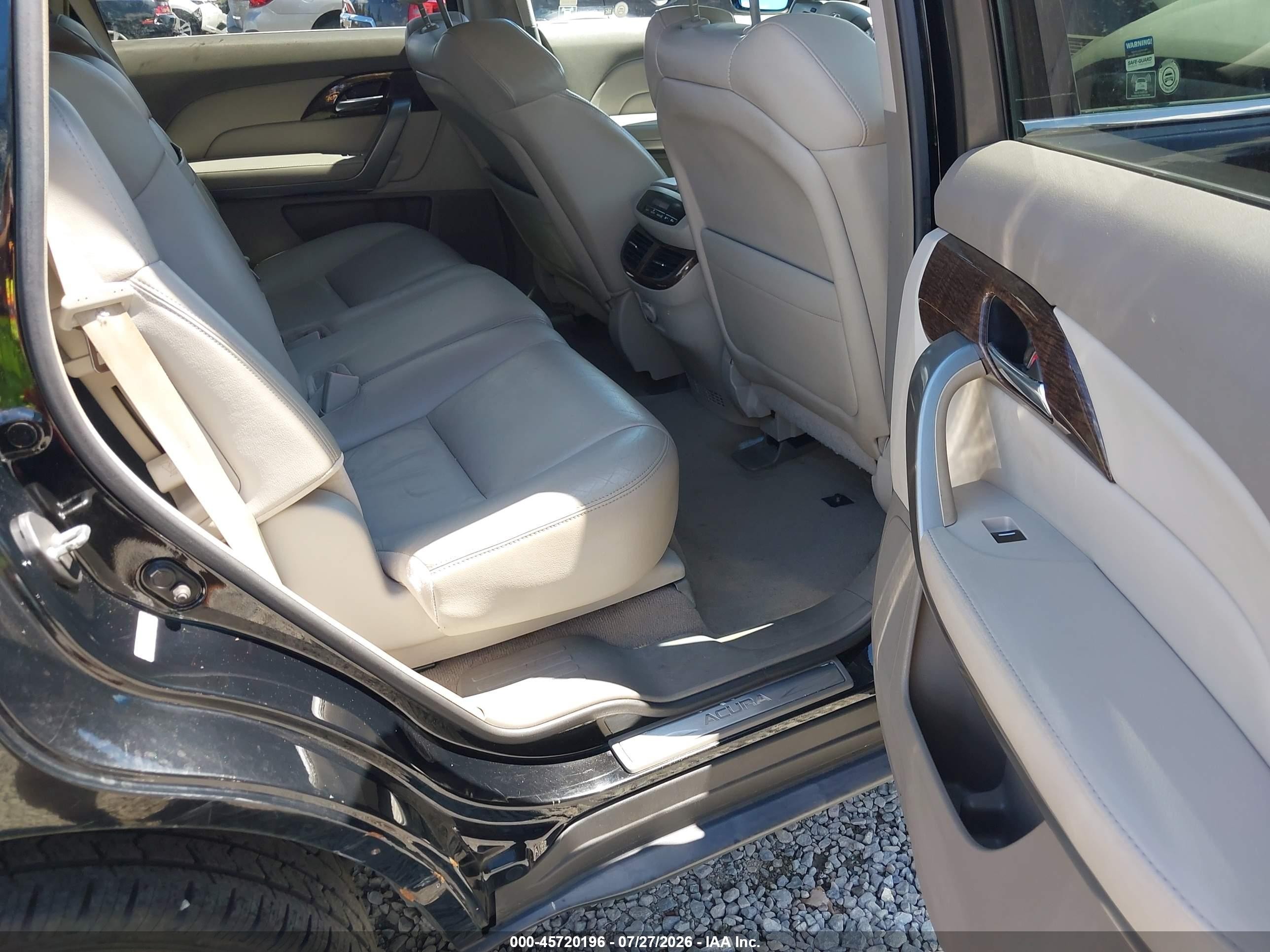 2010 Acura Mdx Technology Package Черный vin: 2HNYD2H6XAH500394