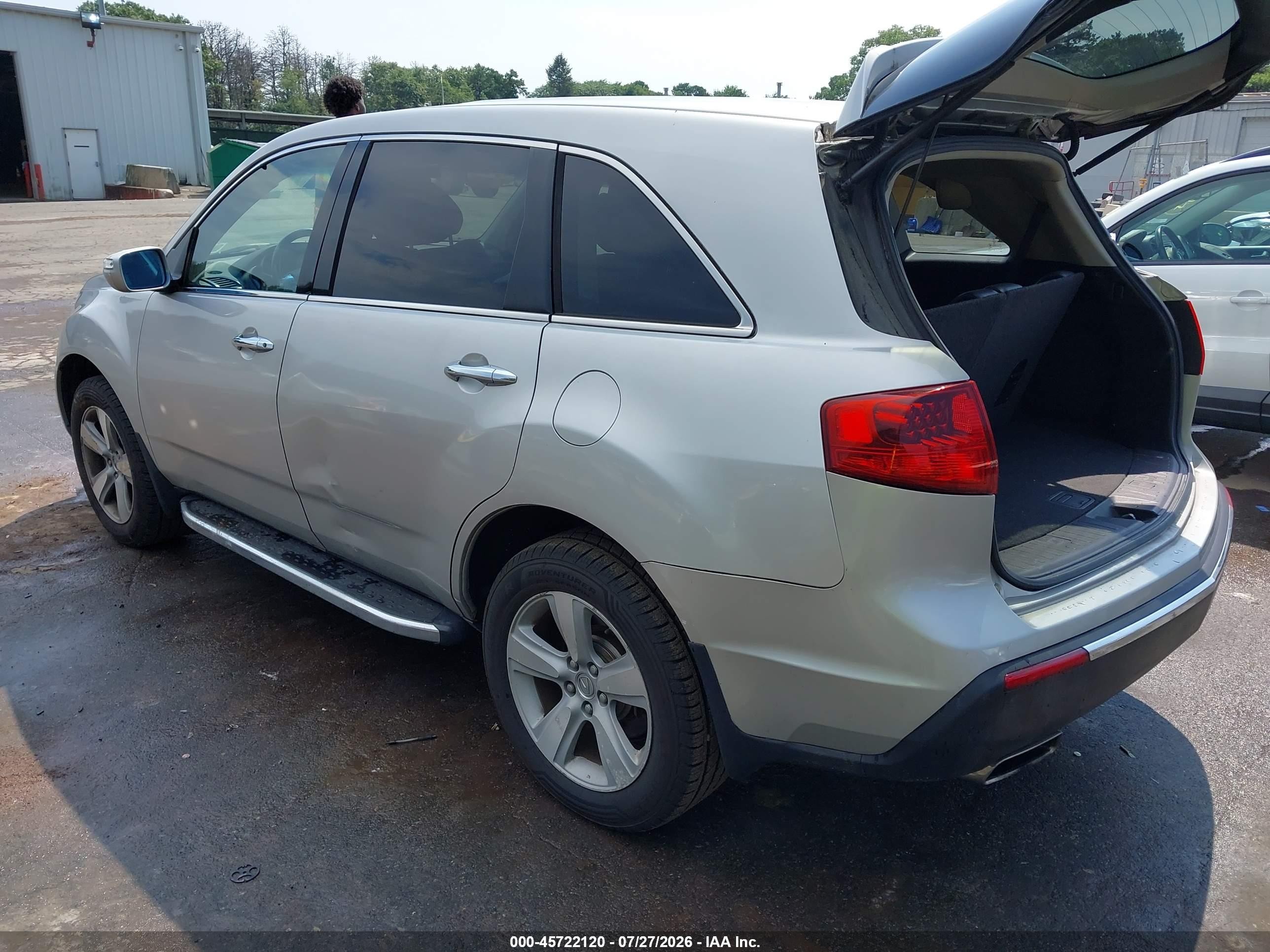 2010 Acura Mdx Technology Package Silver vin: 2HNYD2H6XAH501934