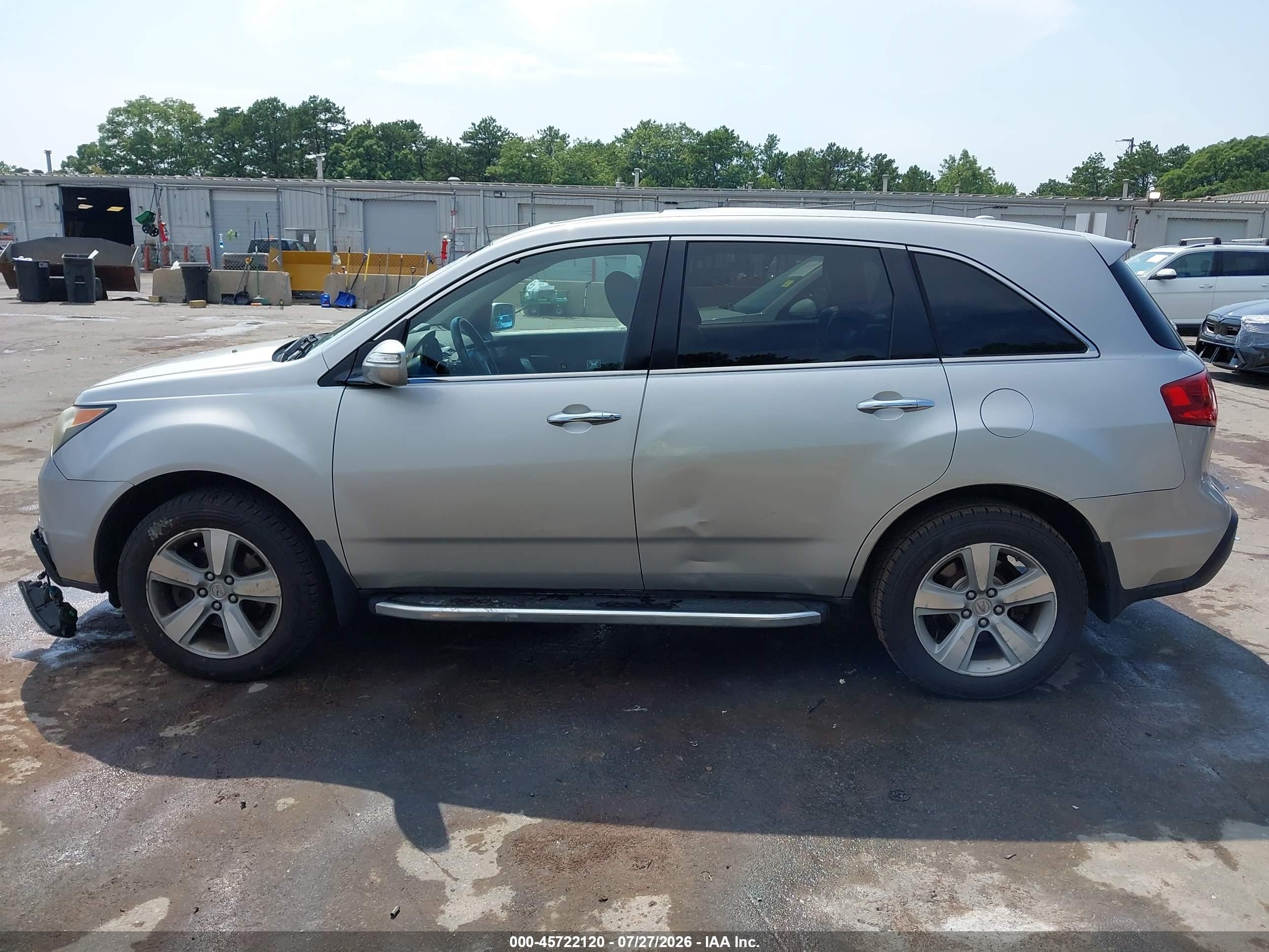 2010 Acura Mdx Technology Package Silver vin: 2HNYD2H6XAH501934
