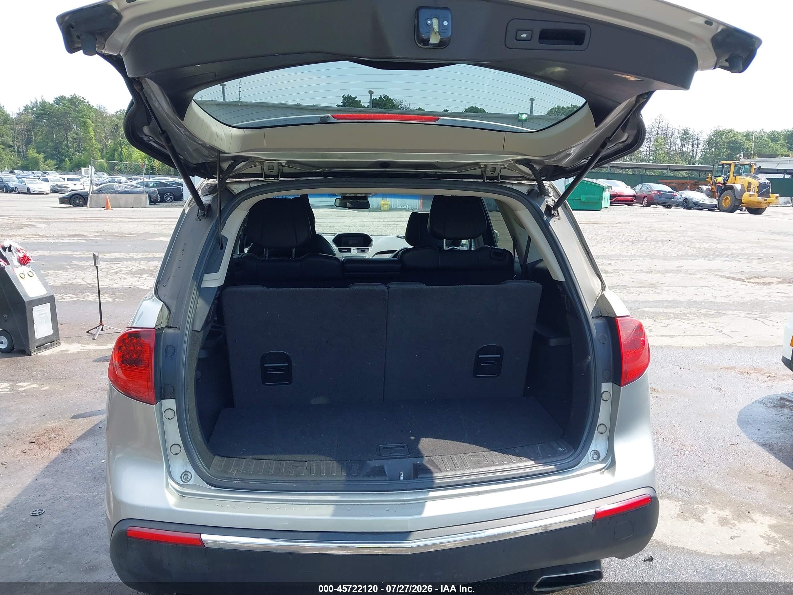2010 Acura Mdx Technology Package Silver vin: 2HNYD2H6XAH501934