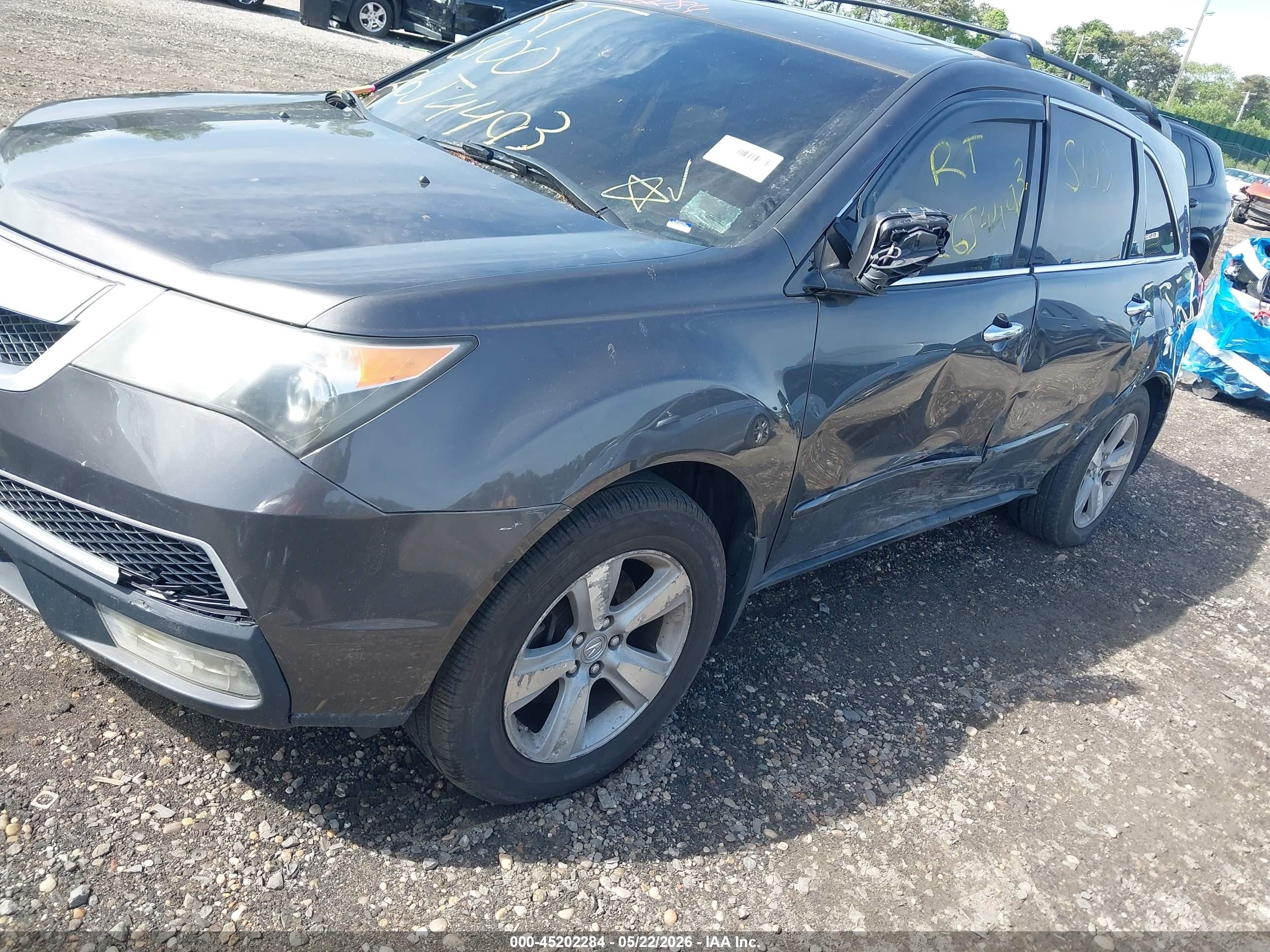 2010 Acura Mdx Technology Package Серый vin: 2HNYD2H6XAH527949