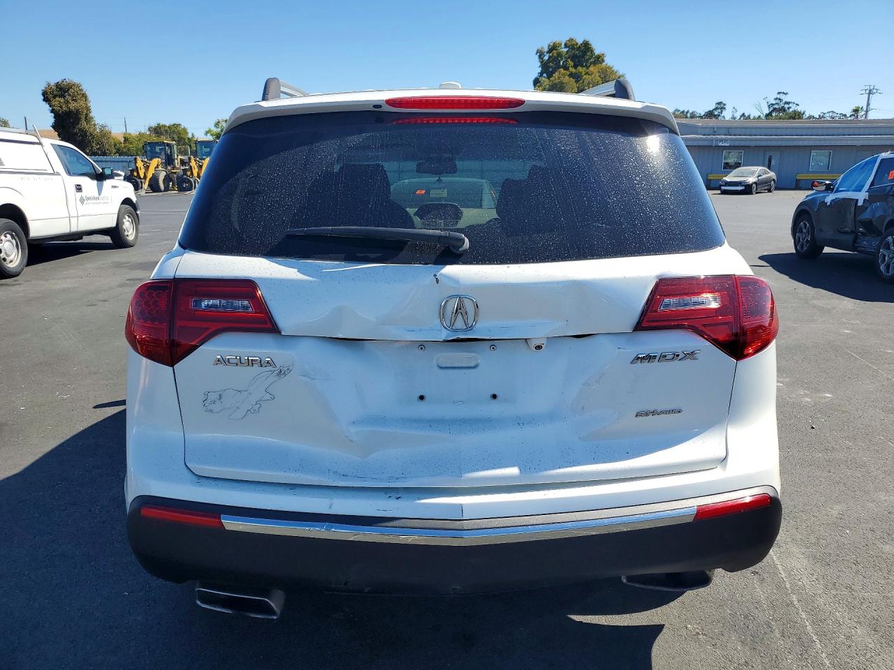 2011 Acura Mdx Technology White vin: 2HNYD2H6XBH510795