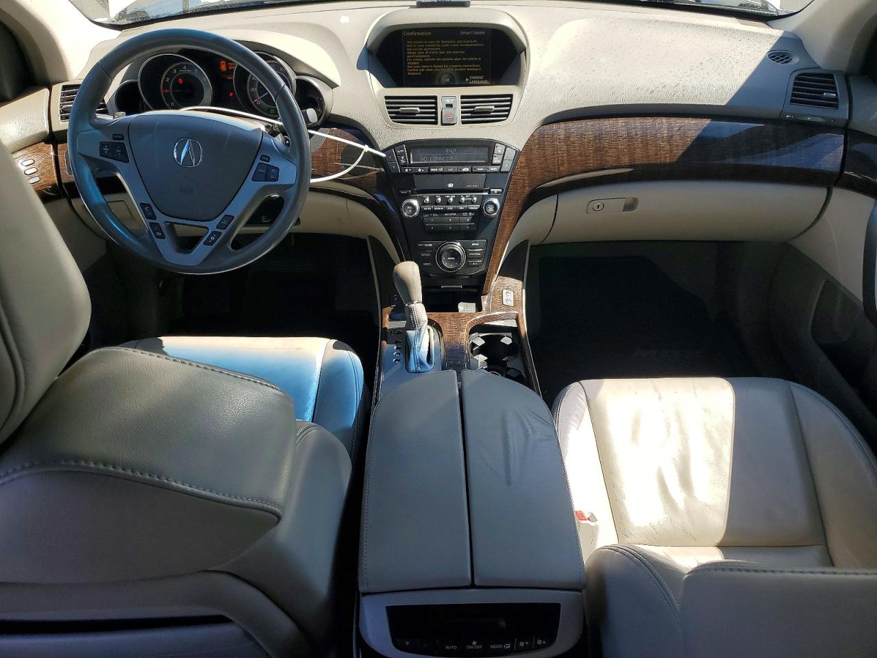 2011 Acura Mdx Technology White vin: 2HNYD2H6XBH510795