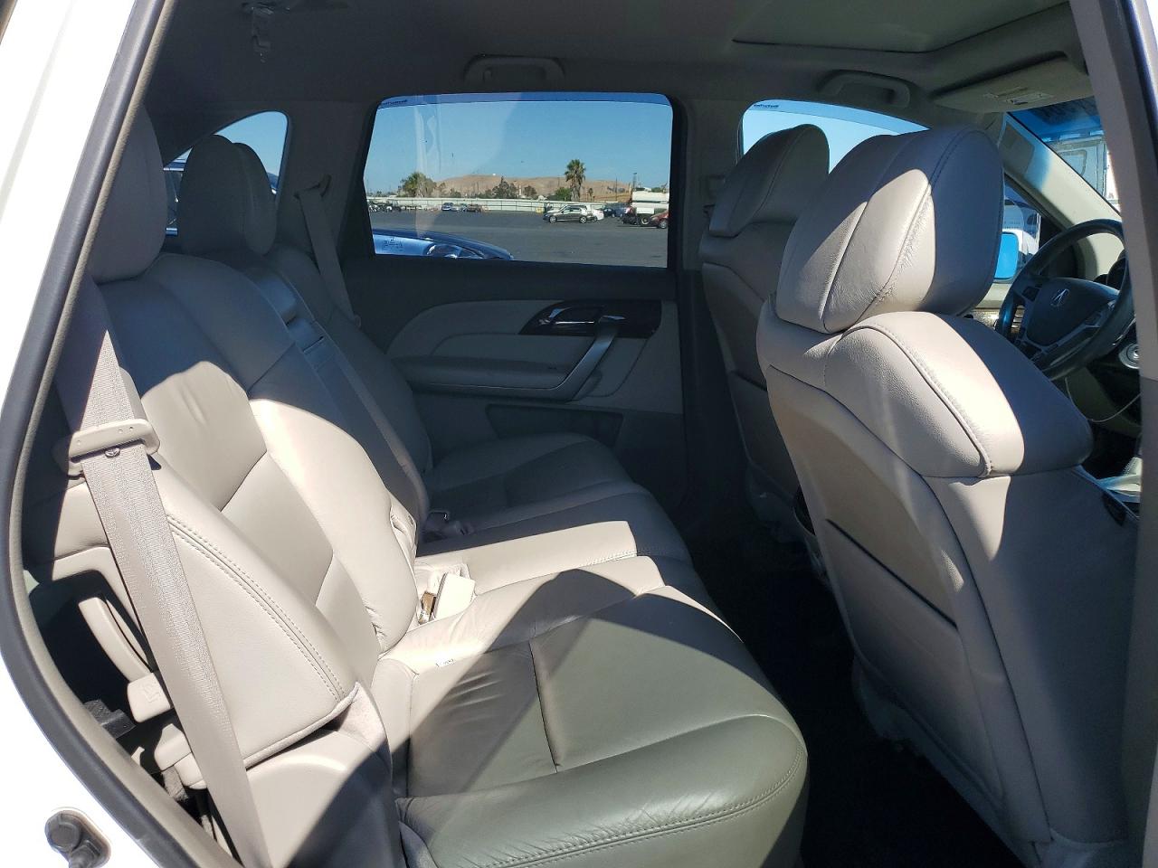 2011 Acura Mdx Technology White vin: 2HNYD2H6XBH510795