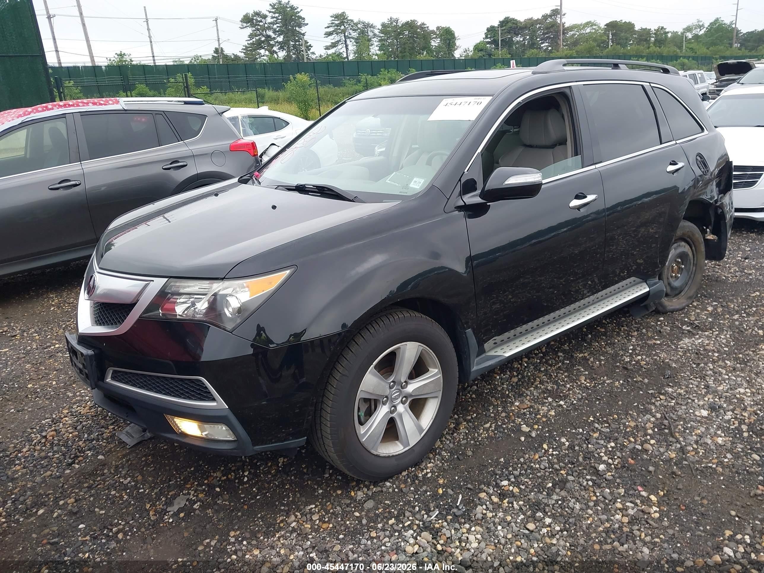 2011 Acura Mdx Technology Package Black vin: 2HNYD2H6XBH523773