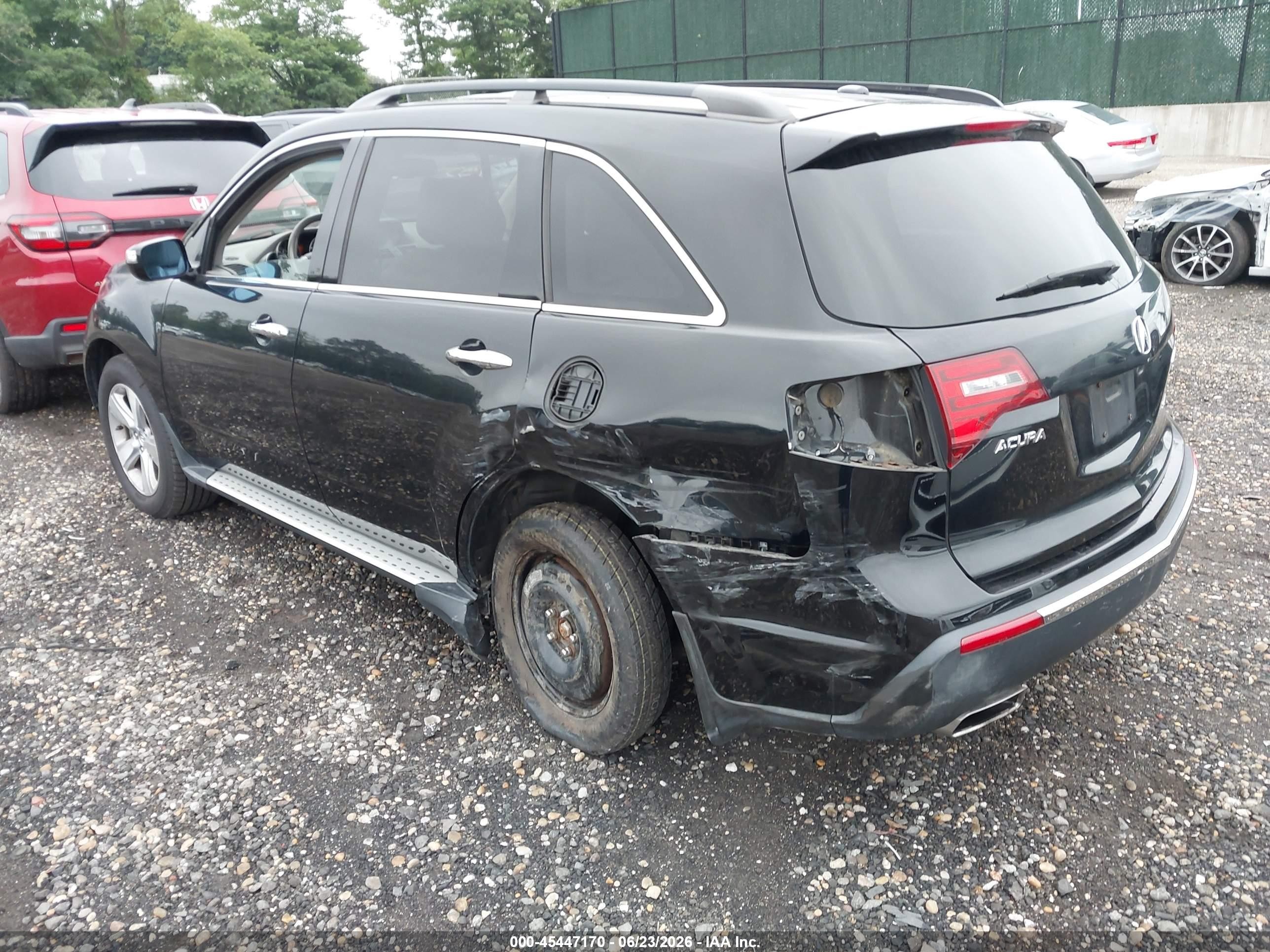 2011 Acura Mdx Technology Package Black vin: 2HNYD2H6XBH523773