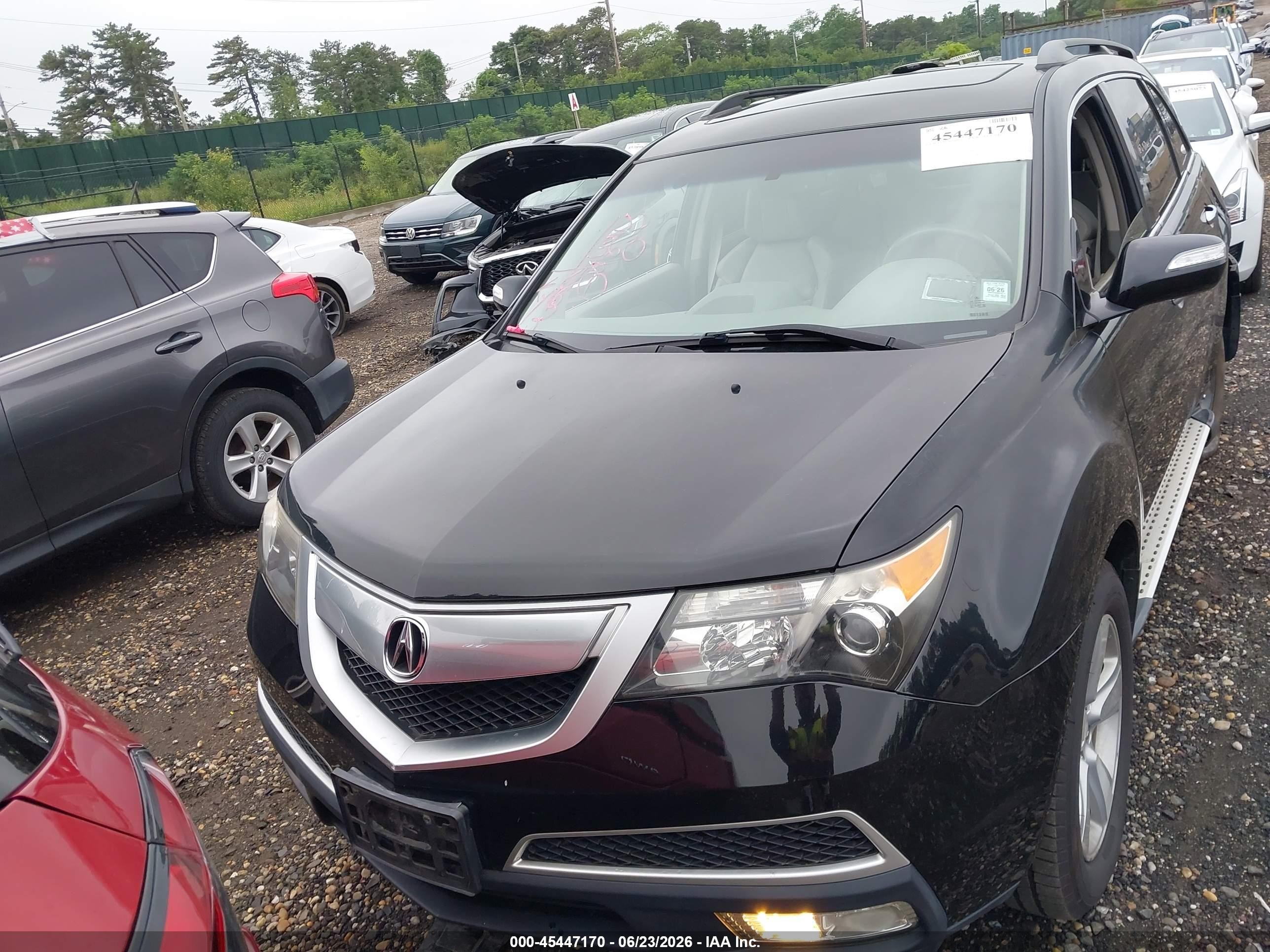 2011 Acura Mdx Technology Package Black vin: 2HNYD2H6XBH523773
