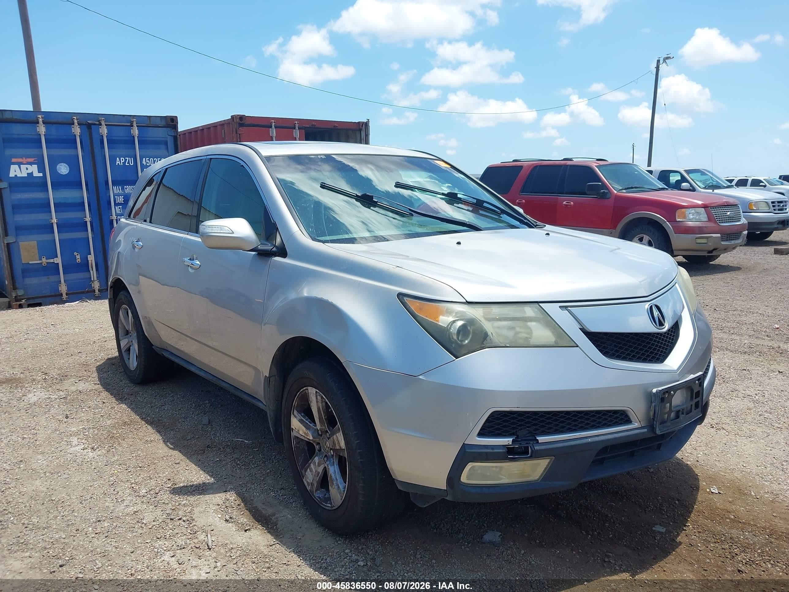 2011 Acura Mdx Technology Package Silver vin: 2HNYD2H6XBH540234