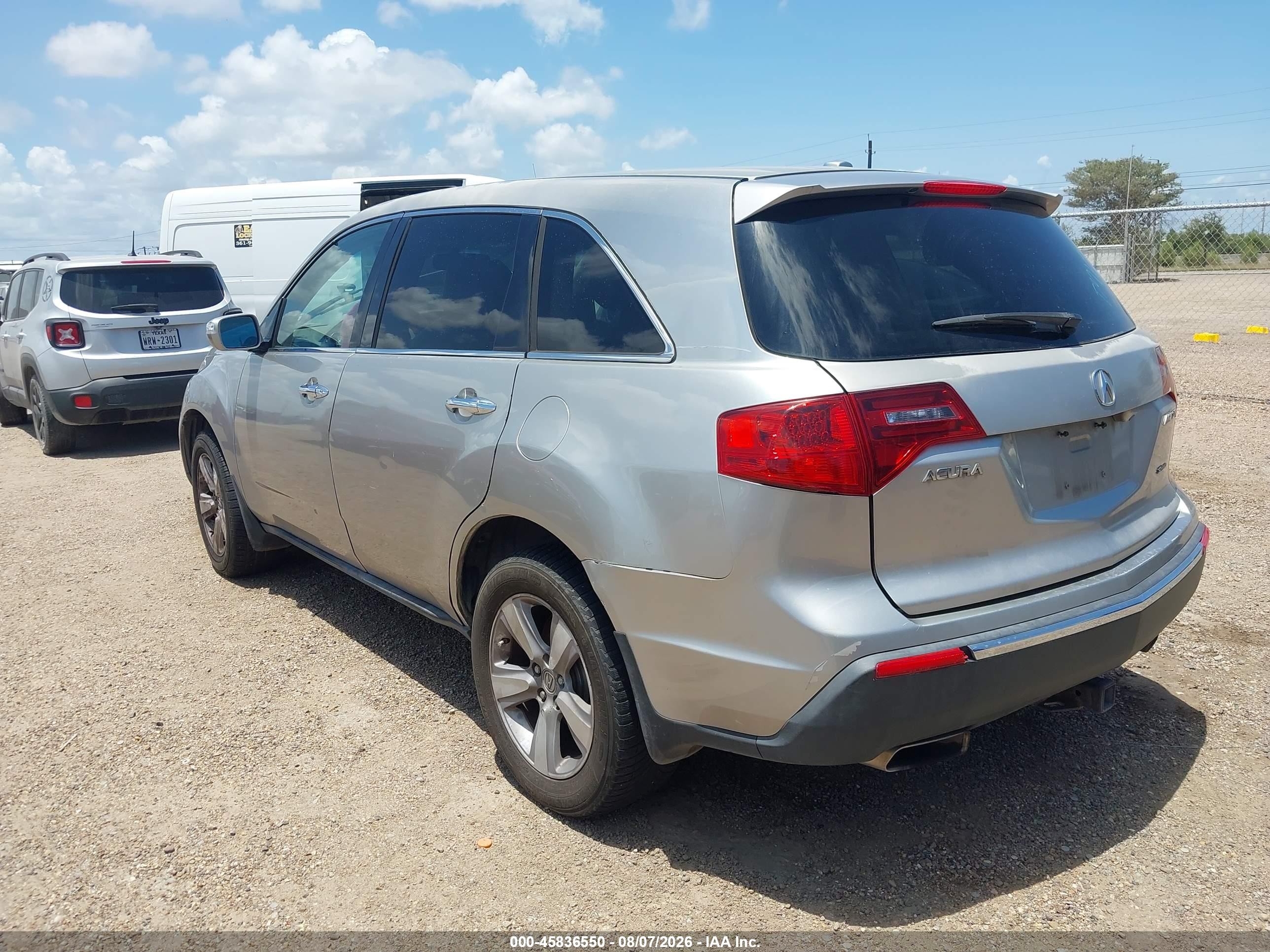 2011 Acura Mdx Technology Package Silver vin: 2HNYD2H6XBH540234