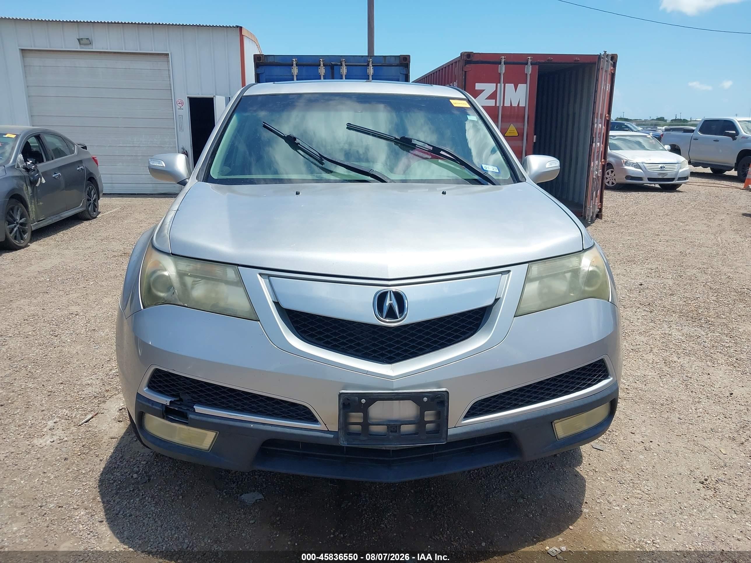 2011 Acura Mdx Technology Package Silver vin: 2HNYD2H6XBH540234