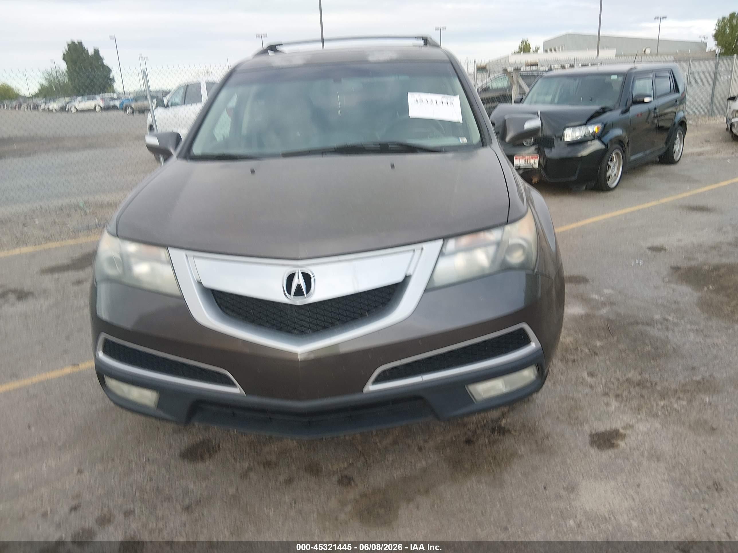 2011 Acura Mdx Technology Package Серый vin: 2HNYD2H6XBH548706
