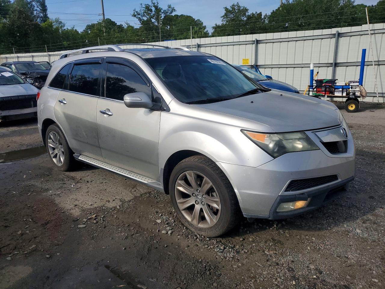 2012 Acura Mdx Advance Silver vin: 2HNYD2H6XCH534631