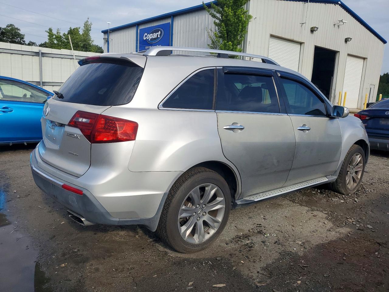 2012 Acura Mdx Advance Silver vin: 2HNYD2H6XCH534631