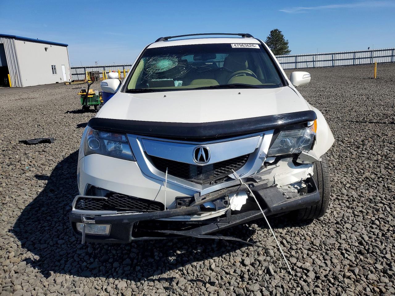 2012 Acura Mdx Advance White vin: 2HNYD2H6XCH550618