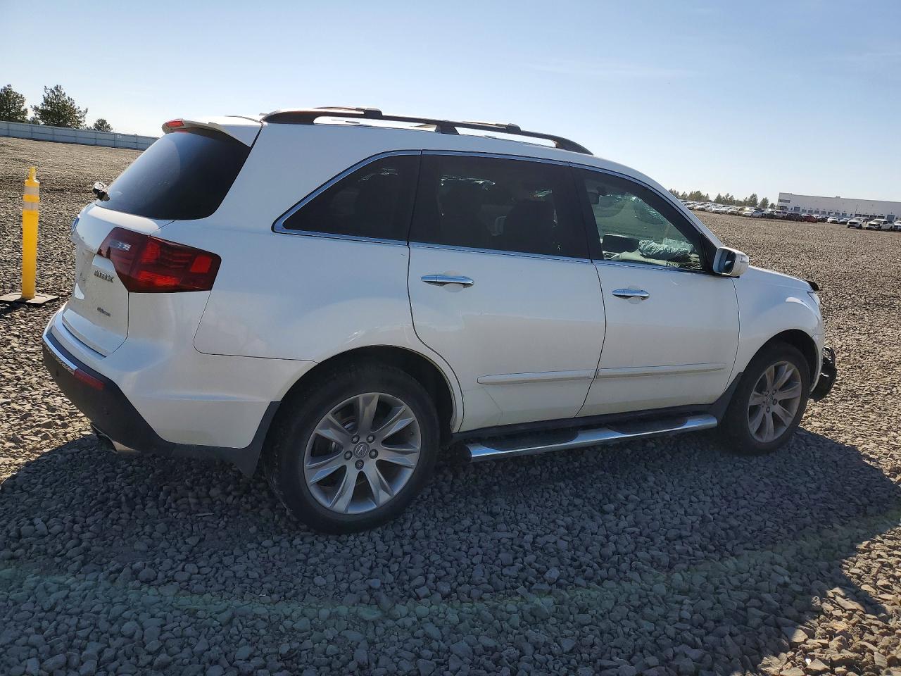 2012 Acura Mdx Advance White vin: 2HNYD2H6XCH550618