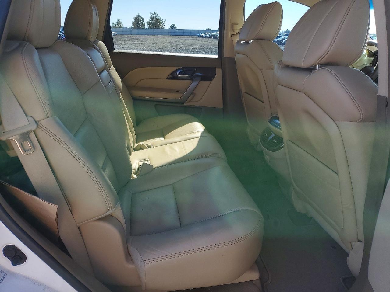 2012 Acura Mdx Advance White vin: 2HNYD2H6XCH550618