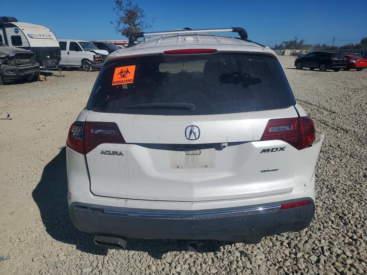 2011 Acura Mdx Advance White vin: 2HNYD2H70BH537111