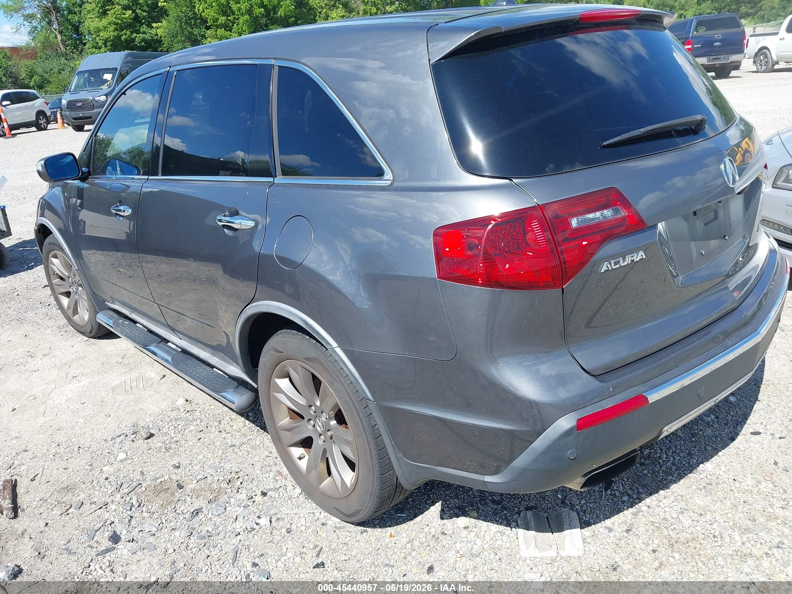 2010 Acura Mdx Advance Package Gray vin: 2HNYD2H71AH502060