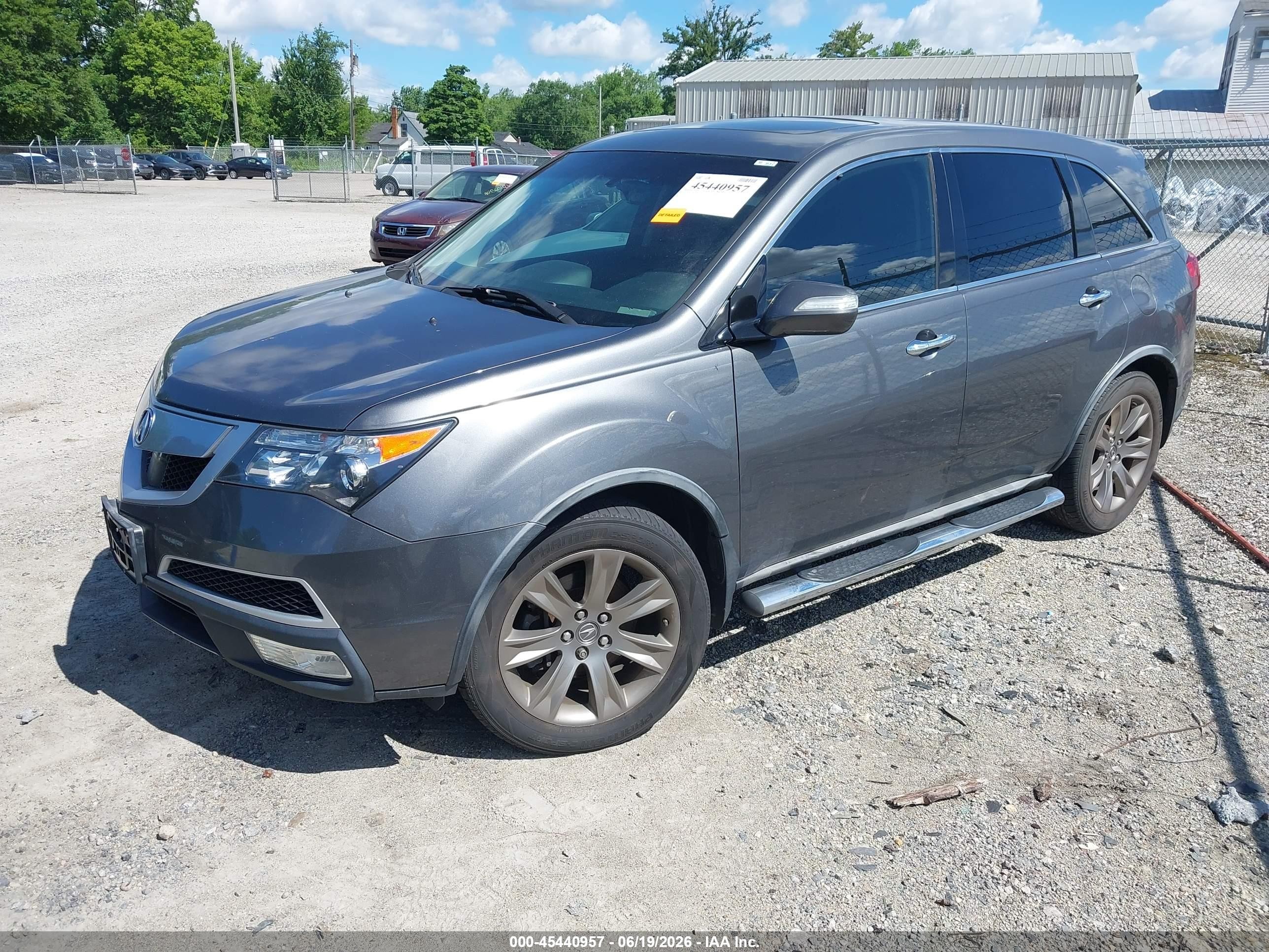 2010 Acura Mdx Advance Package Gray vin: 2HNYD2H71AH502060