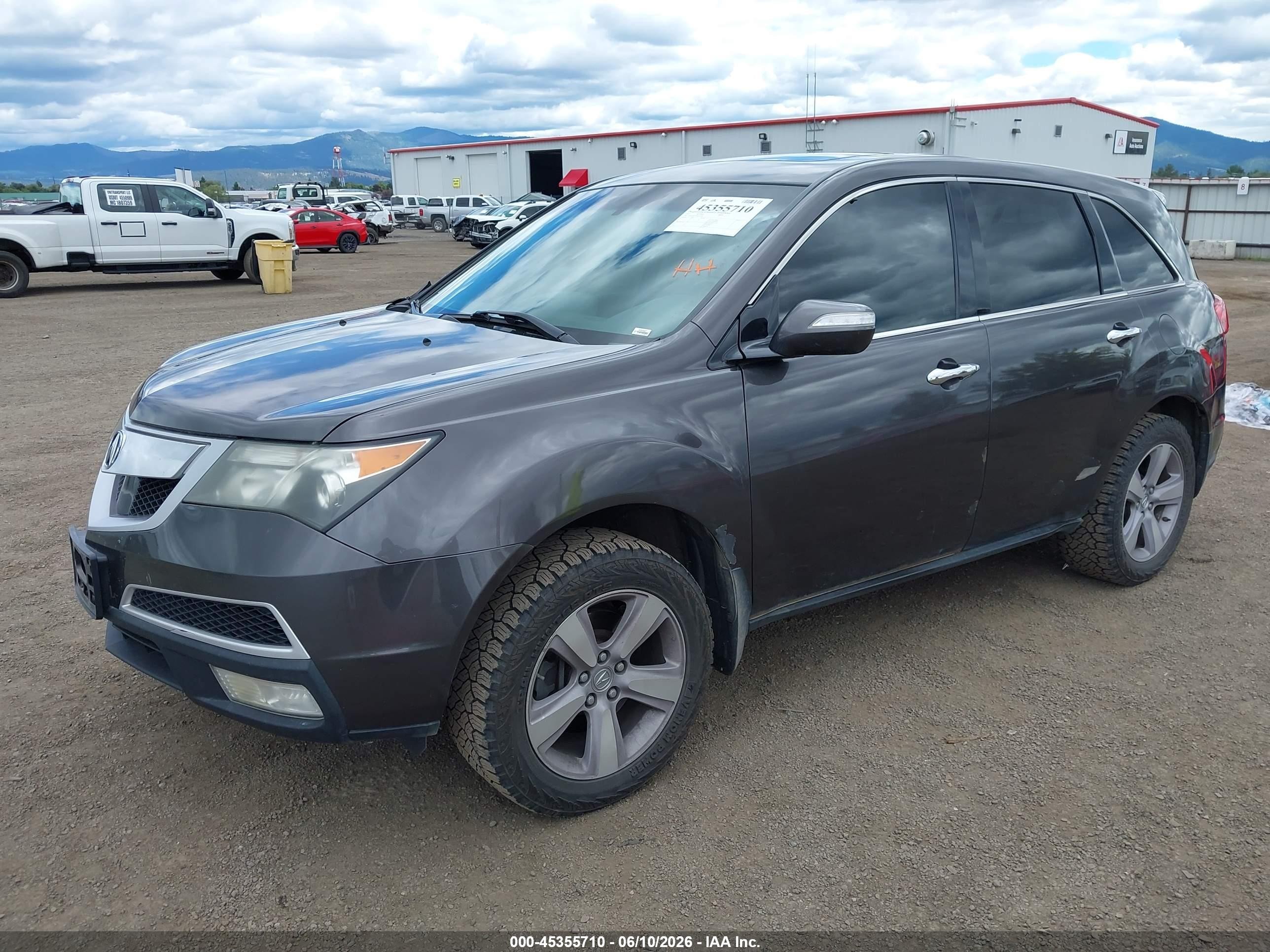 2011 Acura Mdx Advance Package Gray vin: 2HNYD2H71BH512184