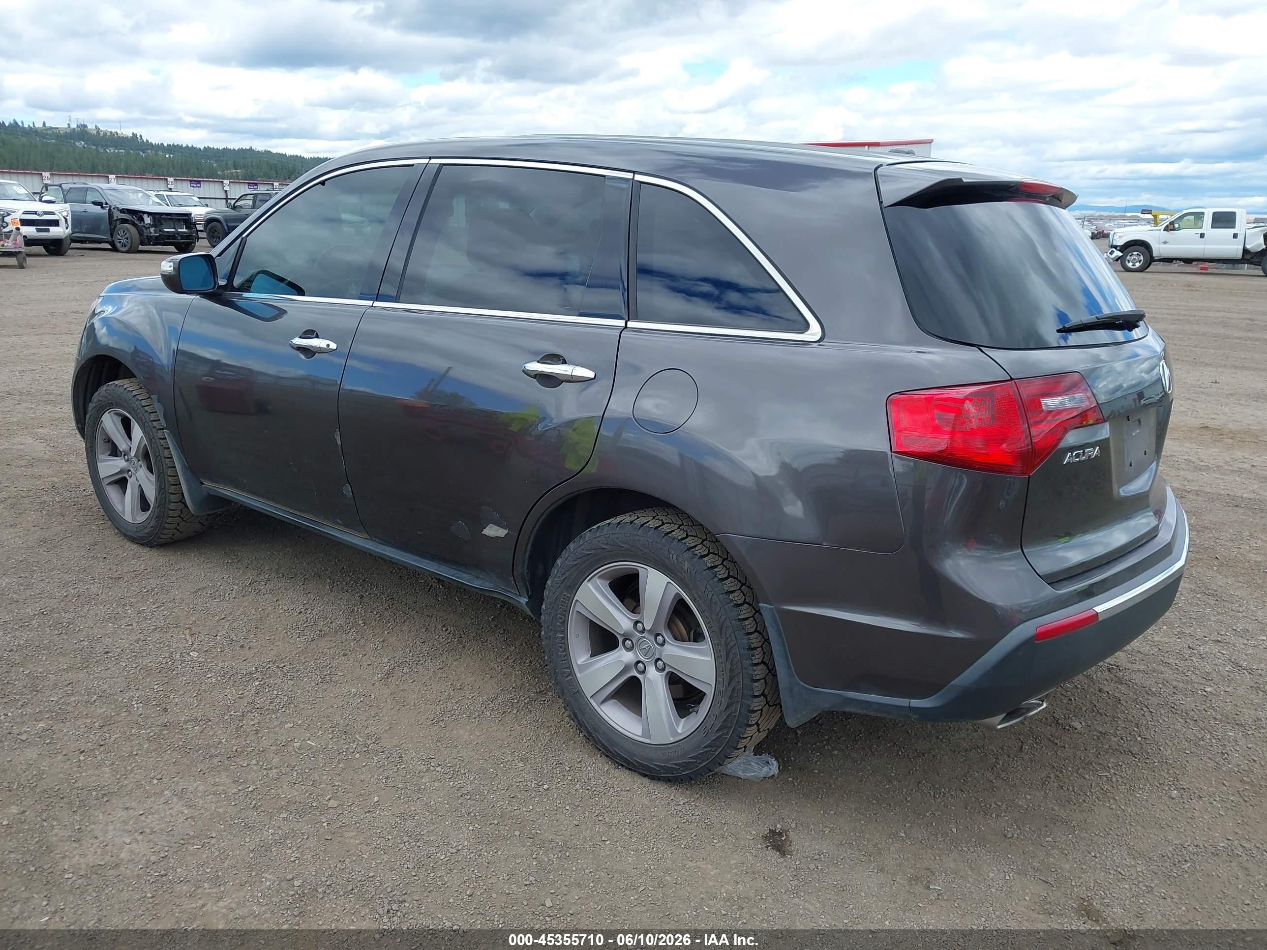 2011 Acura Mdx Advance Package Gray vin: 2HNYD2H71BH512184