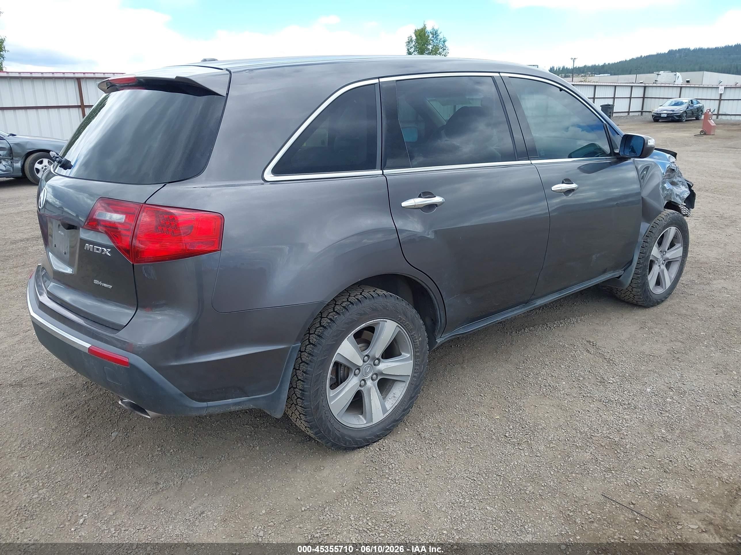 2011 Acura Mdx Advance Package Gray vin: 2HNYD2H71BH512184
