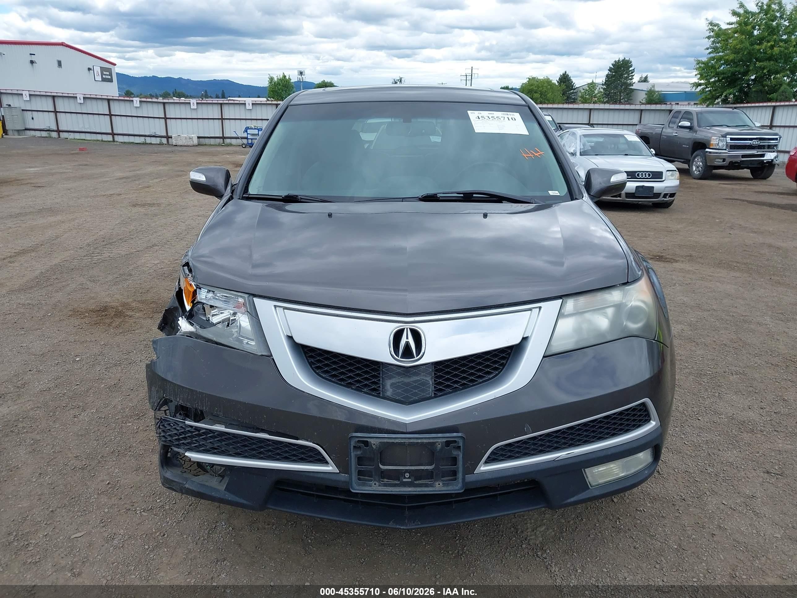 2011 Acura Mdx Advance Package Gray vin: 2HNYD2H71BH512184