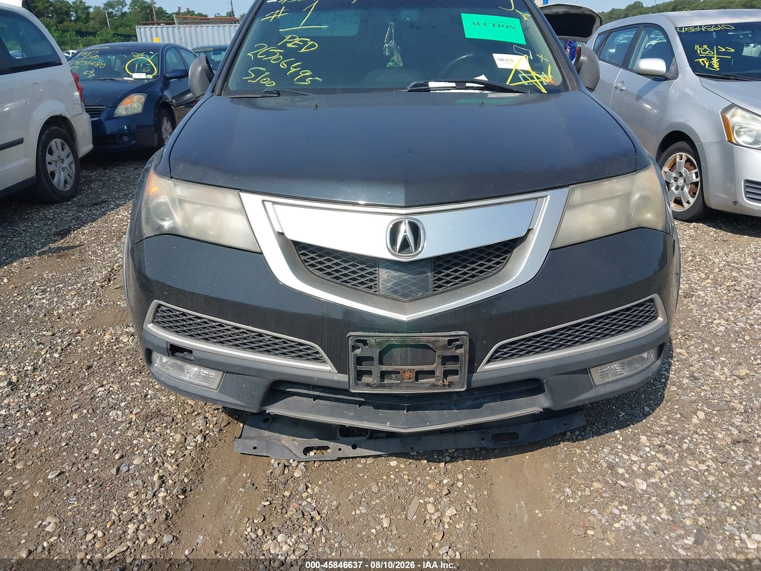 2011 Acura Mdx Advance Package Black vin: 2HNYD2H71BH520012