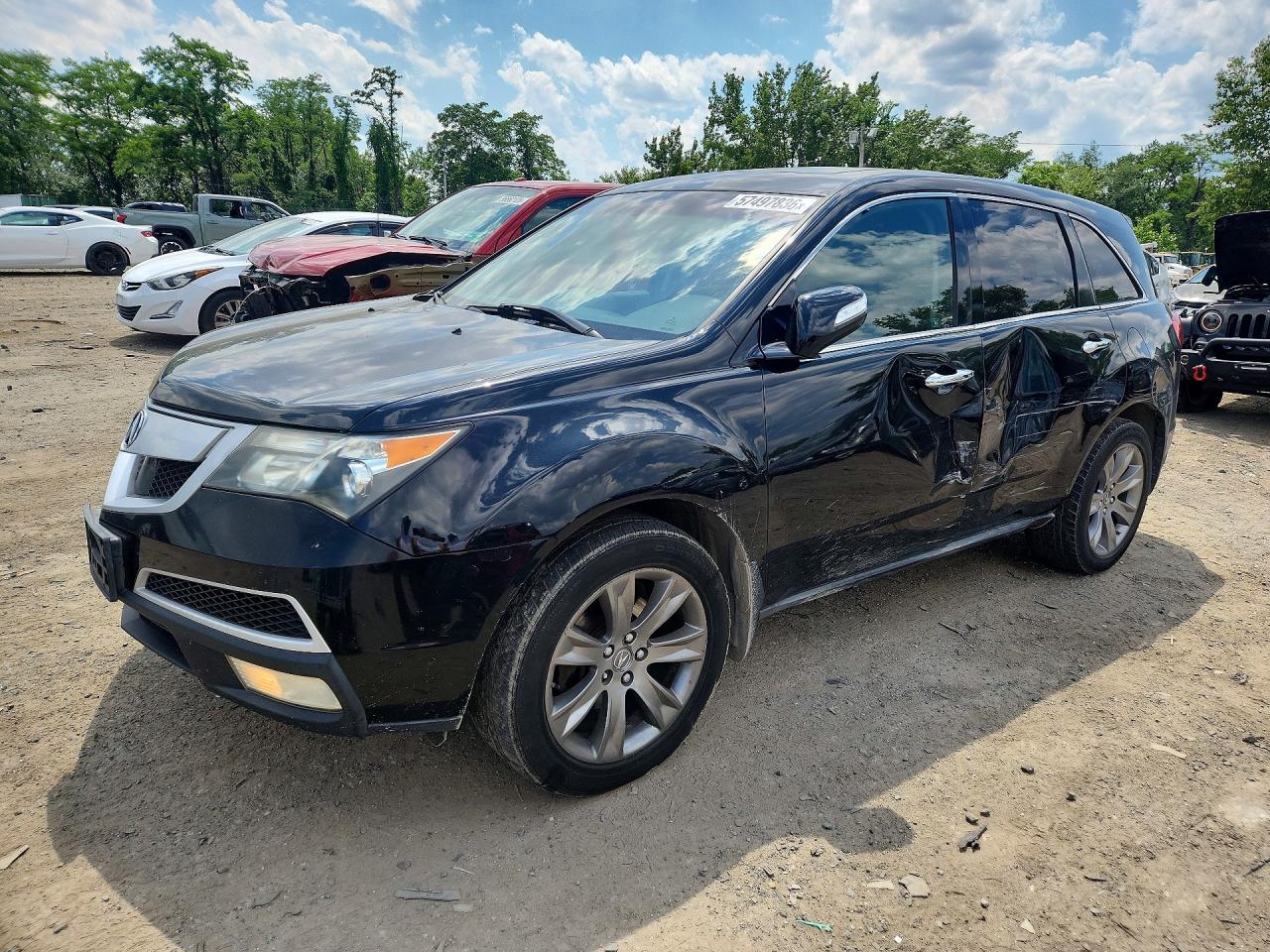 2010 Acura Mdx Advance Black vin: 2HNYD2H74AH504319