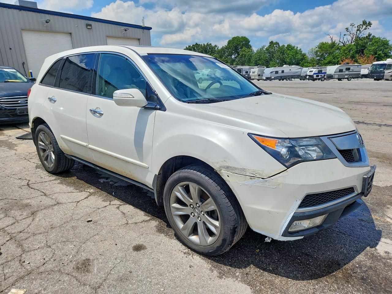 2010 Acura Mdx Advance White vin: 2HNYD2H75AH526328