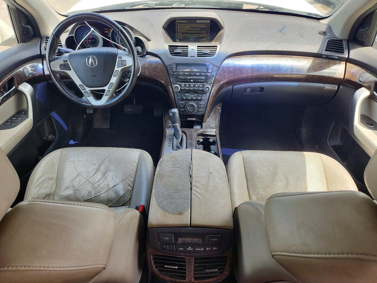 2010 Acura Mdx Advance White vin: 2HNYD2H75AH526328