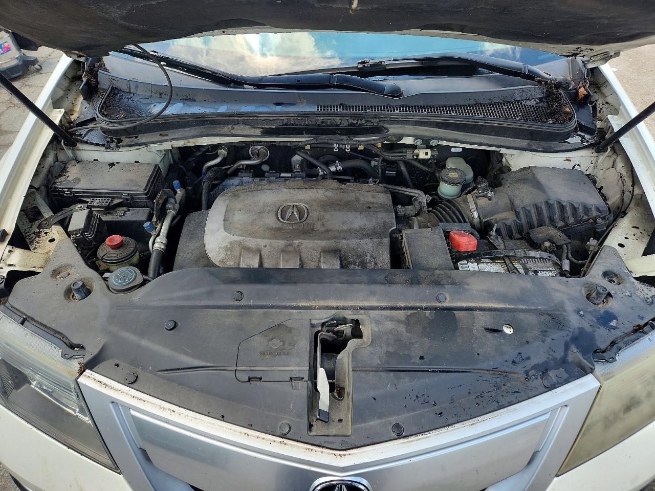2010 Acura Mdx Advance White vin: 2HNYD2H75AH526328