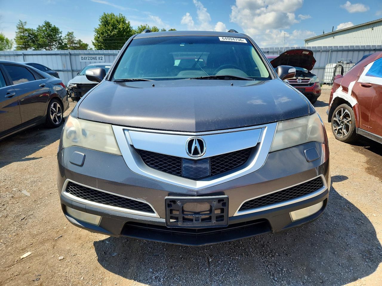 2011 Acura Mdx Advance Gray vin: 2HNYD2H77BH003541