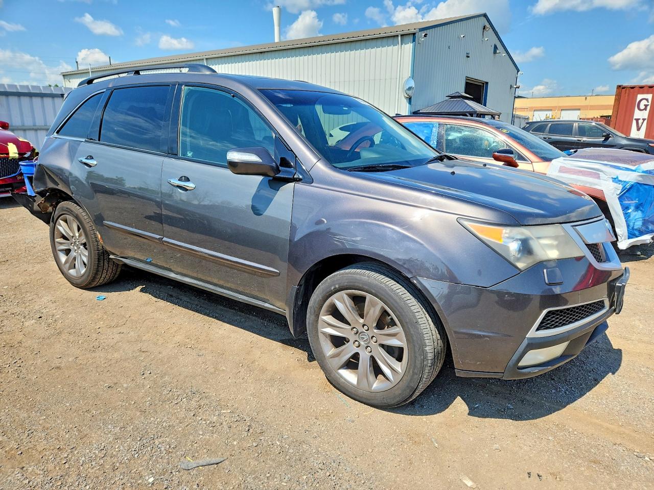 2011 Acura Mdx Advance Gray vin: 2HNYD2H77BH003541