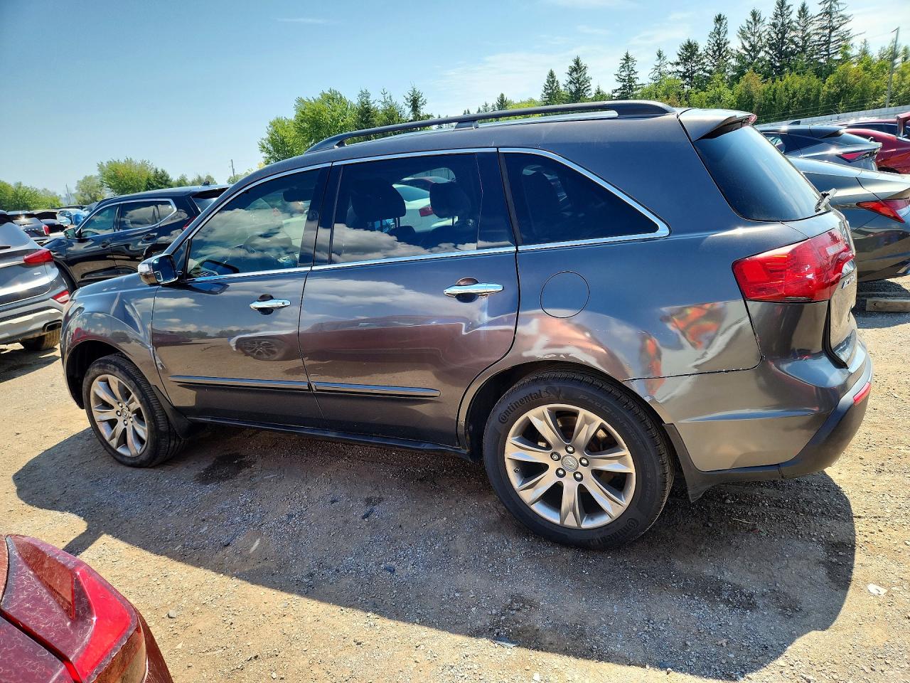 2011 Acura Mdx Advance Gray vin: 2HNYD2H77BH003541