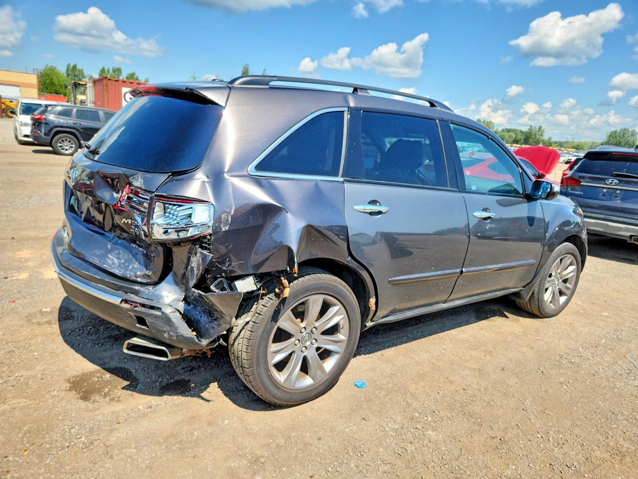 2011 Acura Mdx Advance Gray vin: 2HNYD2H77BH003541