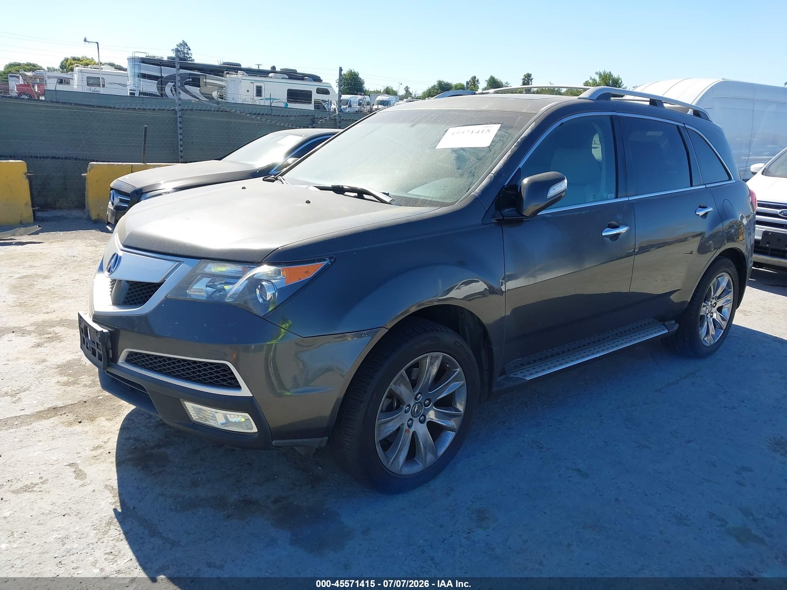 2010 Acura Mdx Advance Package Black vin: 2HNYD2H78AH520085